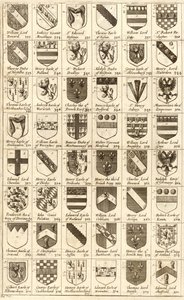 Escudos de los caballeros de la Jarretera